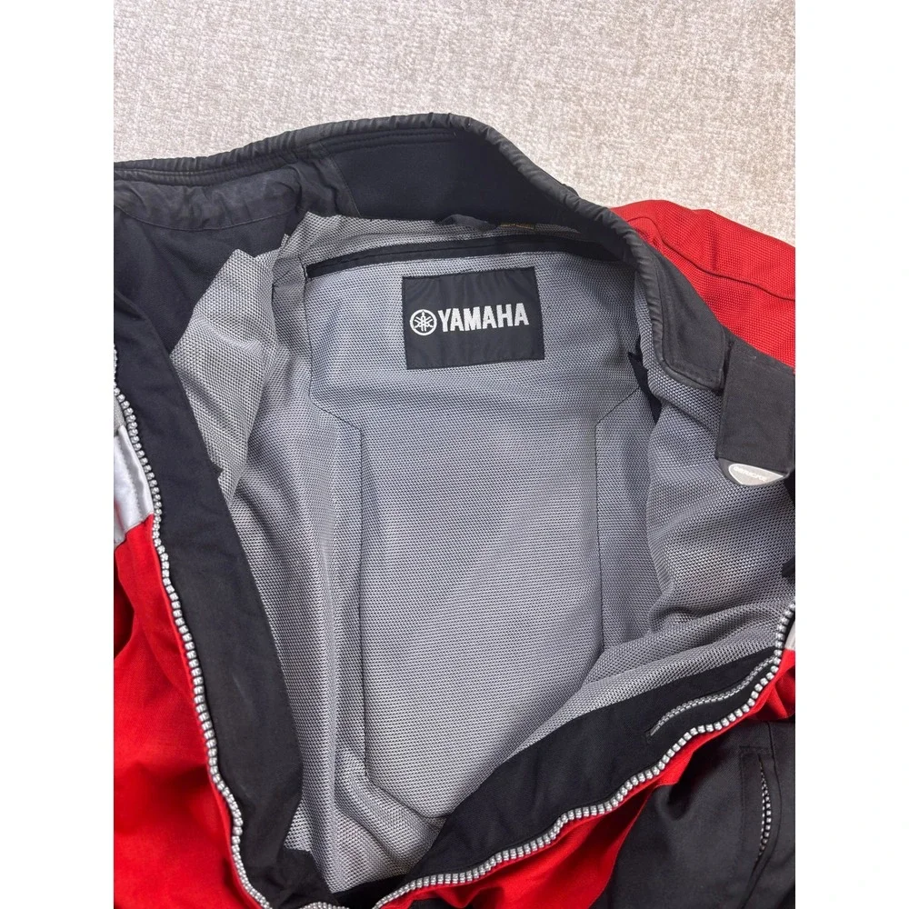 Yamaha Factory Racing Gericke Motorcycle Jacket Mens XL Red Black GYTR Nylon